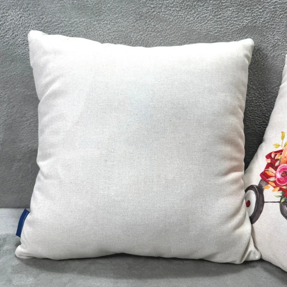 Fall Throw‎ Pillows Set 2 Hello Fall Hay Fall Wagon Autumn Pumpkin Cottagecore